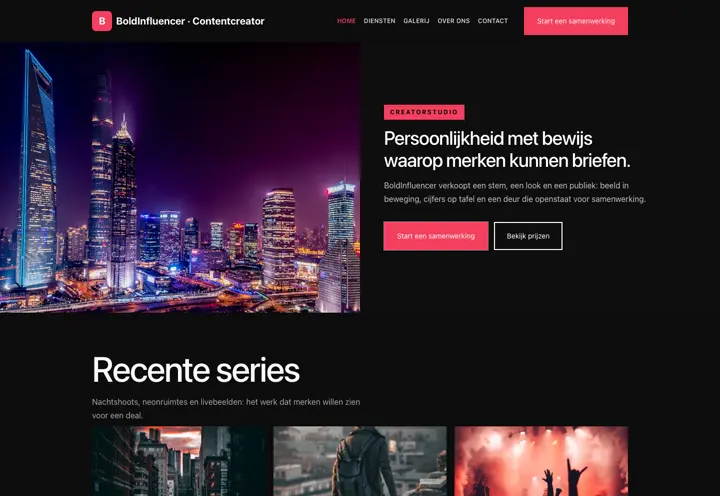 Thema BoldInfluencer