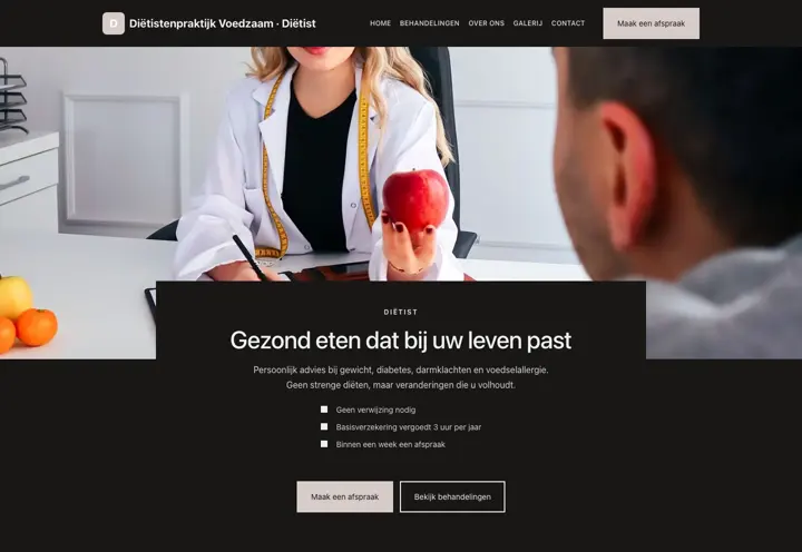 Thema Diëtistenpraktijk Voedzaam