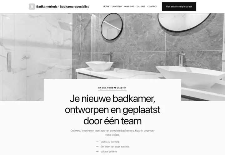 Thema Badkamerhuis