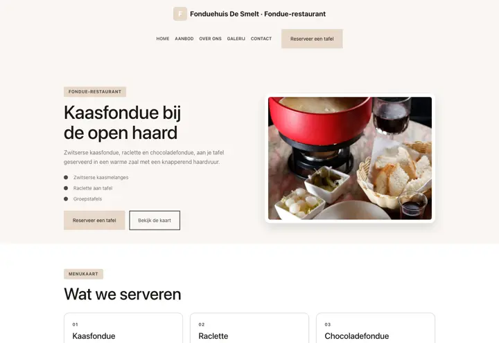 Thema Fonduehuis De Smelt