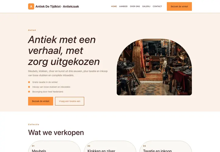 Thema Antiek De Tijdkist