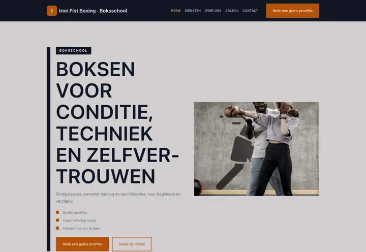 Thema Iron Fist Boxing