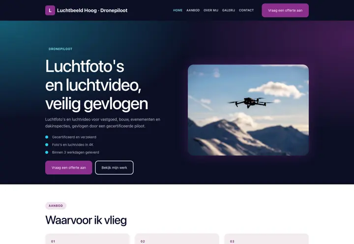 Thema Luchtbeeld Hoog