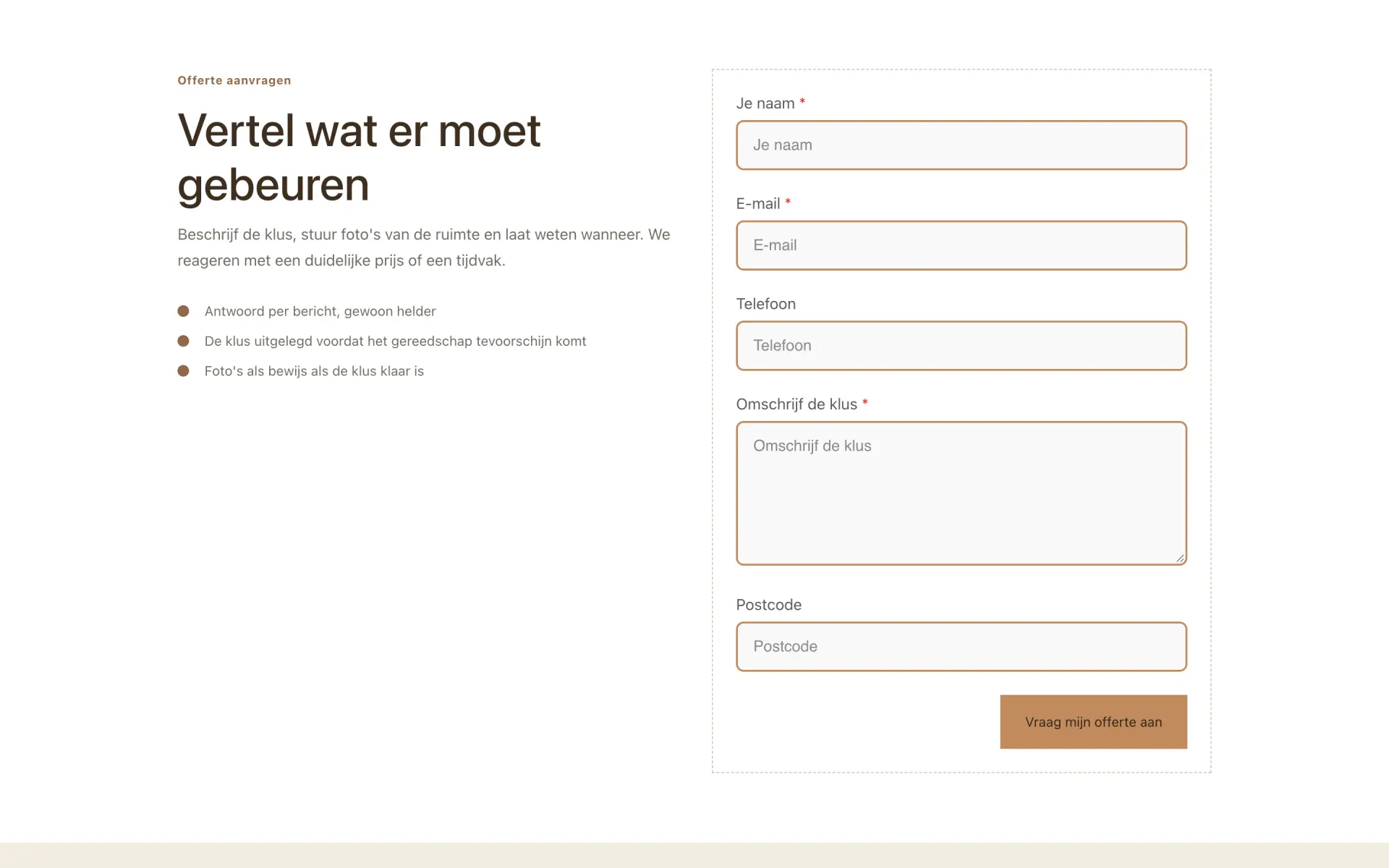 Offerteaanvraag
