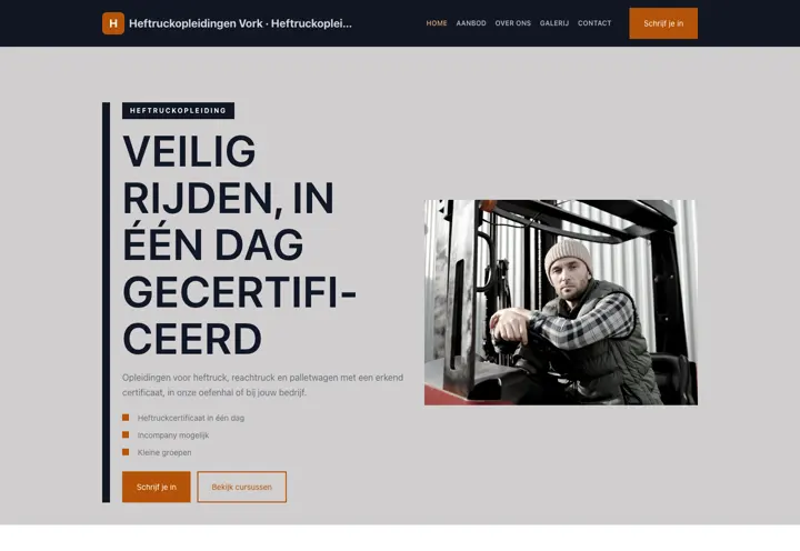 Thema Heftruckopleidingen Vork