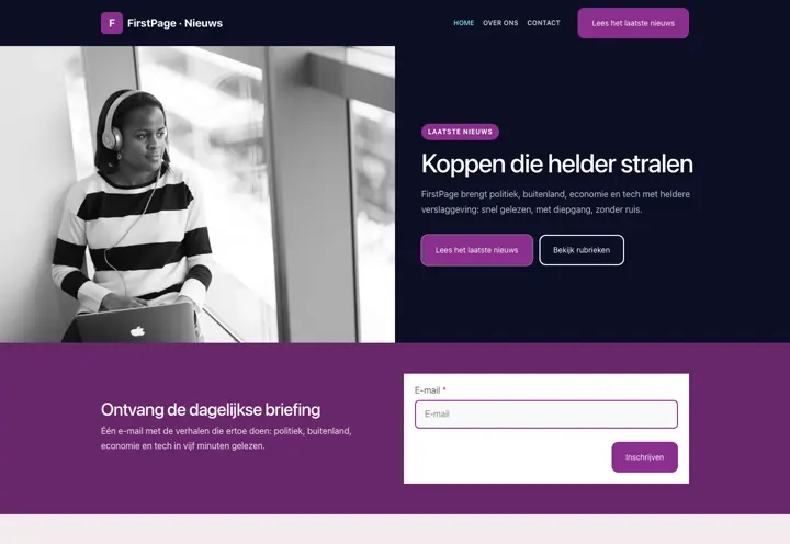 Thema FirstPage