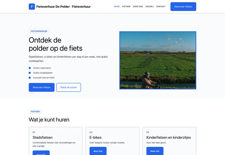 Thema Fietsverhuur De Polder