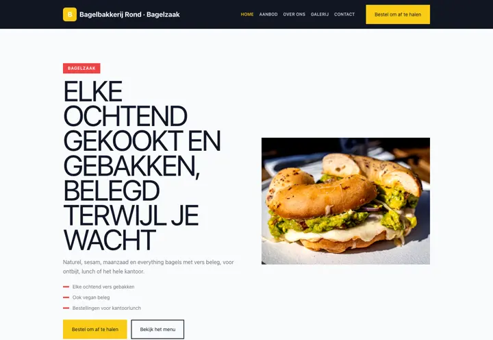 Thema Bagelbakkerij Rond