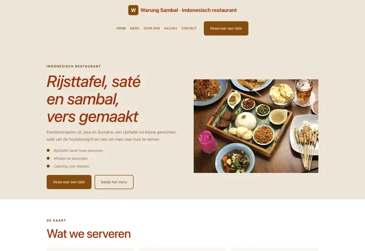 Thema Warung Sambal