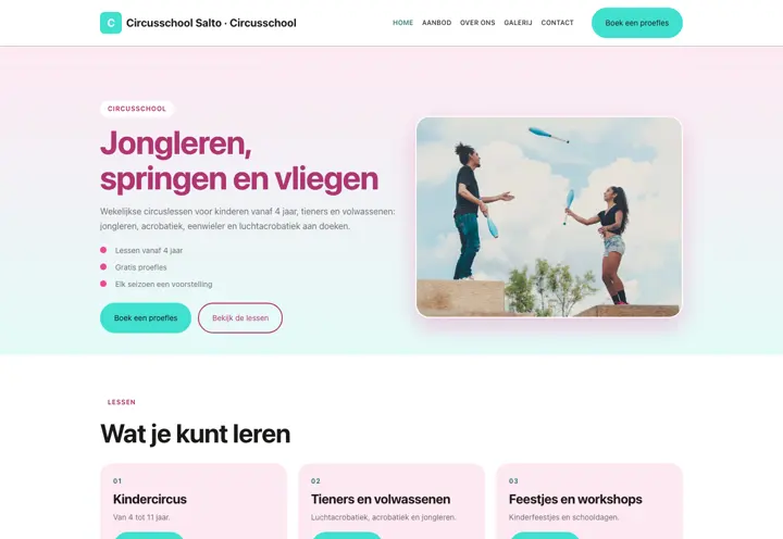 Thema Circusschool Salto