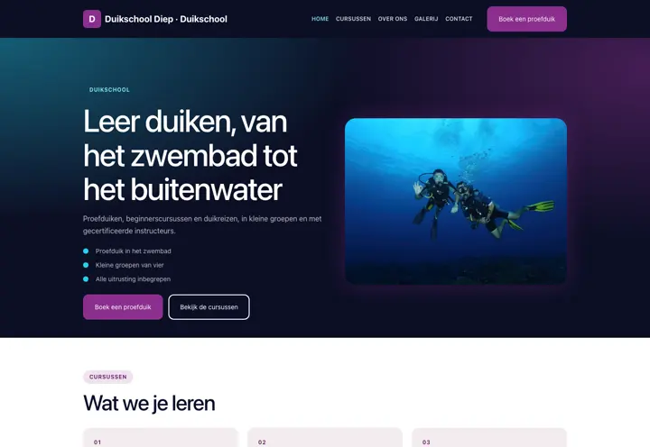 Thema Duikschool Diep