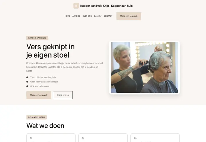 Thema Kapper aan Huis Knip