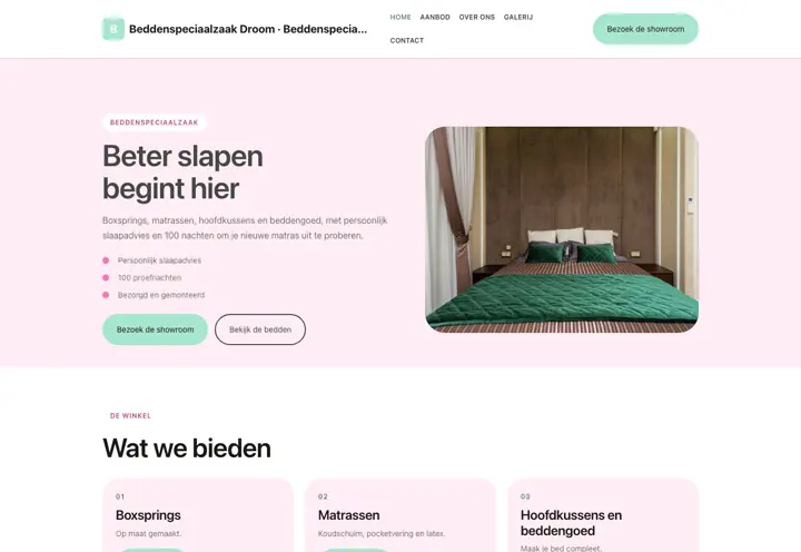 Thema Beddenspeciaalzaak Droom