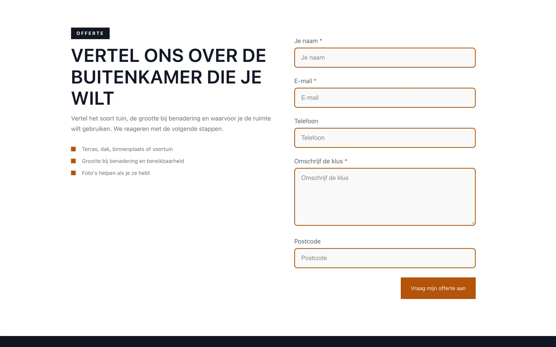 Offerteaanvraag